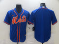 Men's New York Mets Royal Alternate Replica Blank Jersey1