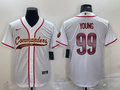 Men's Washington Commanders Chase Young White Game Jersey Joint Edition
