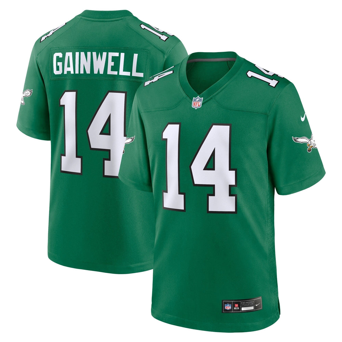 Kenneth Gainwell Philadelphia Eagles  Alternate Game Jersey - Kelly Green