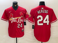 Men's St. Louis Cardinals Whitey Herzog Red 2024 City Connect Limited Player Jersey