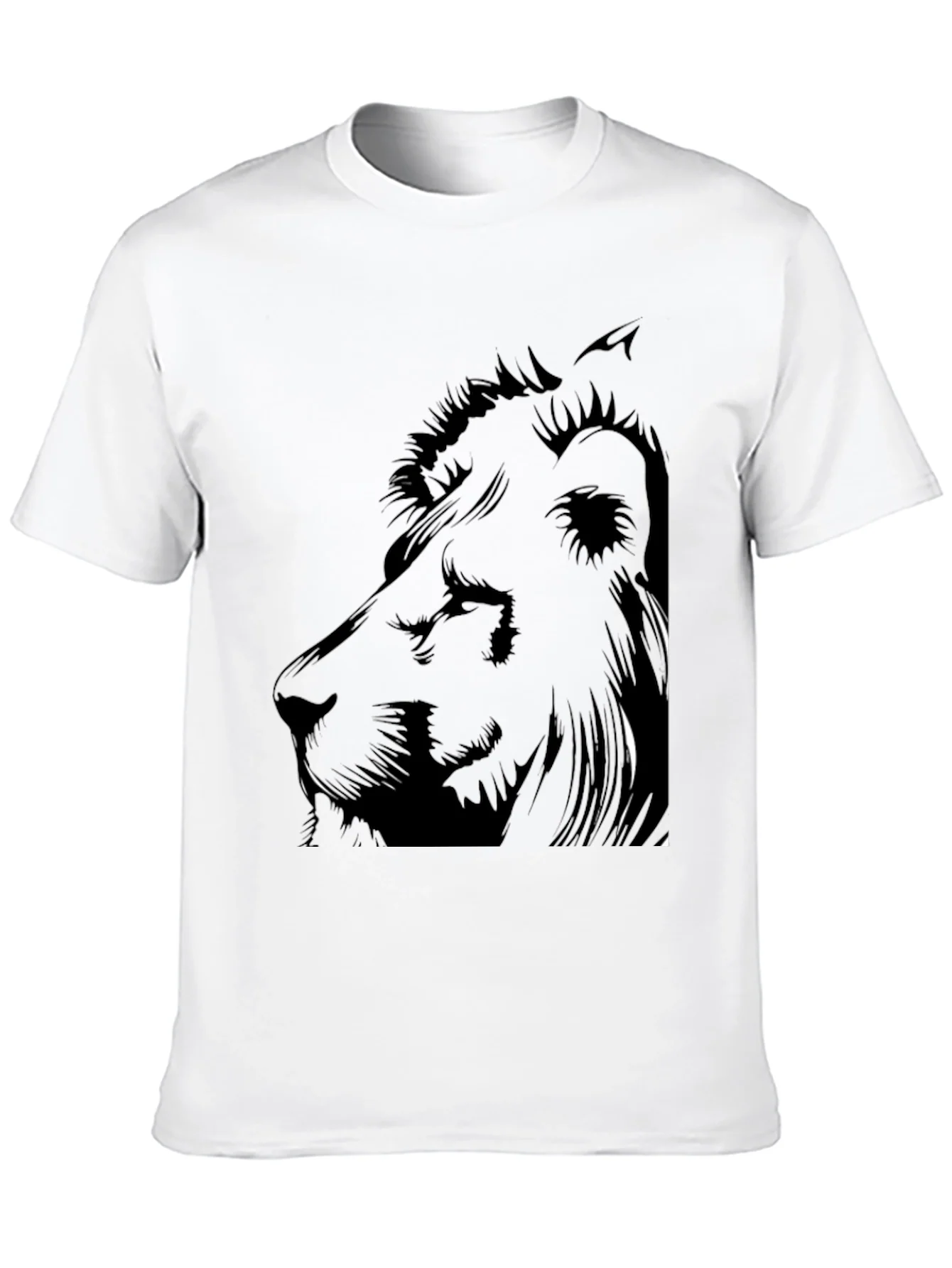 Lion Graphic Black Tee