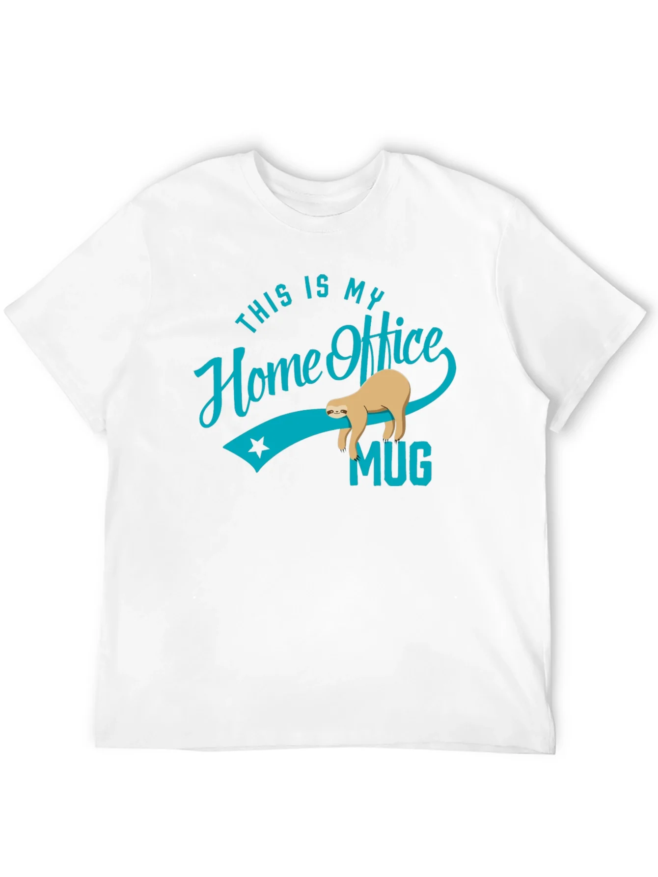 Funny Sloth Home Office T-Shirt