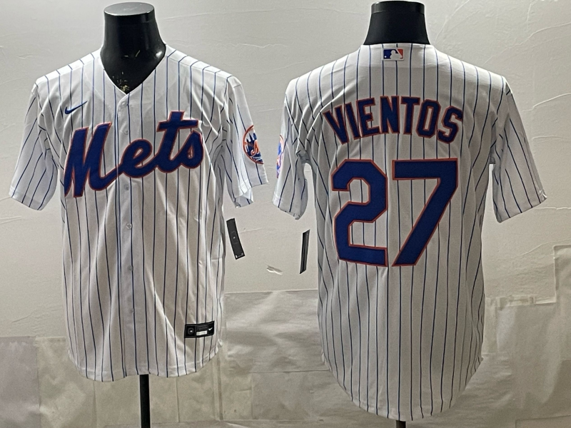 Men's New York Mets Mark Vientos White Home Limited Player Jersey