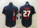 Men's Los Angeles Angels Mike Trout ALL STAR Navy Jersey