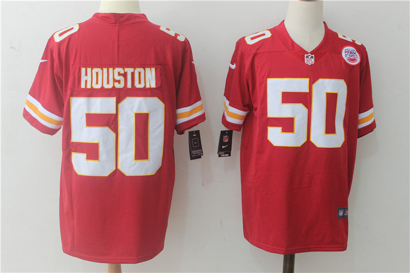 Men's Kansas City Chiefs Justin Houston #50 Red Game Jersey1