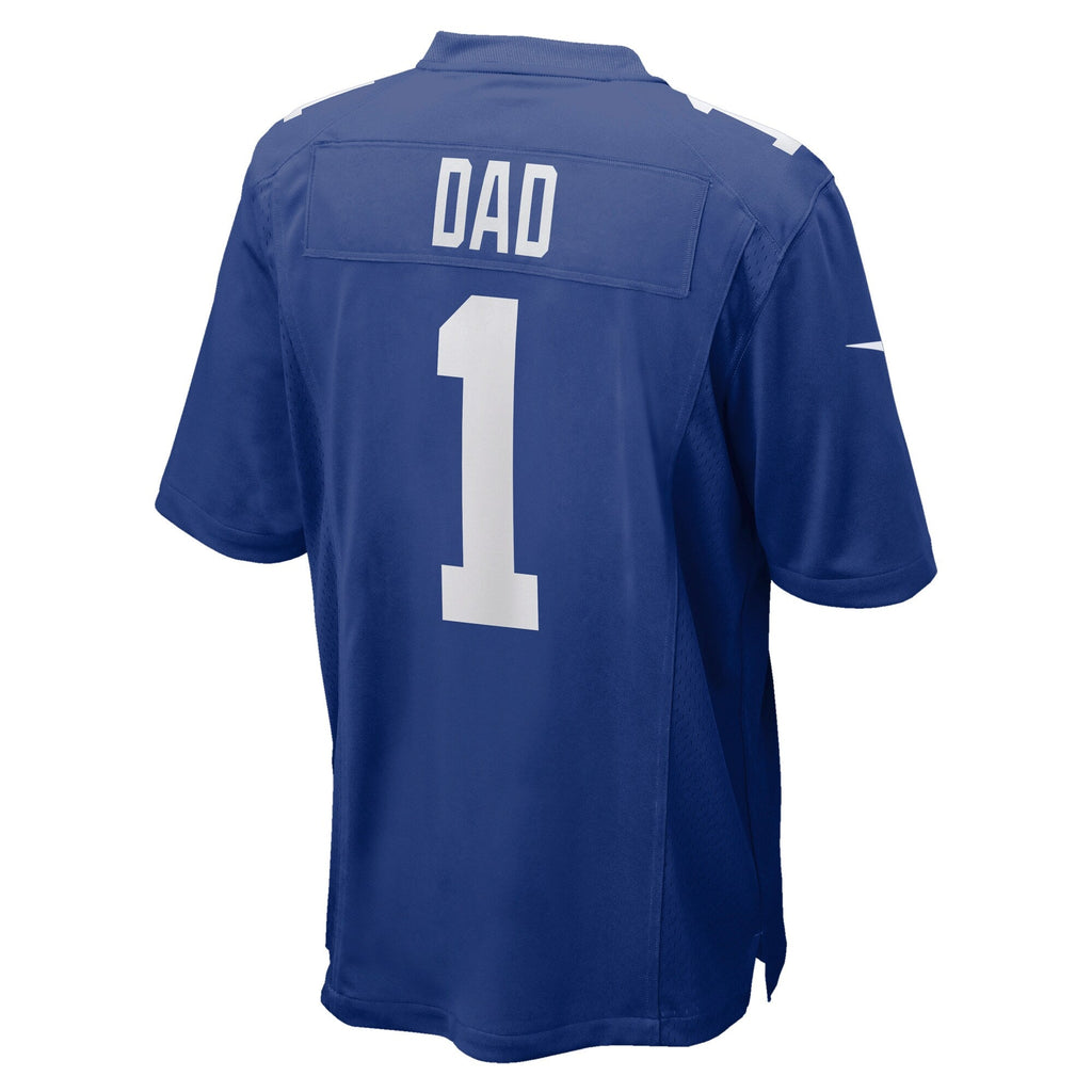 Number 1 Dad New York Giants  Game Jersey - Royal