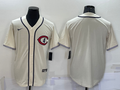Men's Chicago Cubs1 Beige Blank Replica Jersey