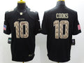Men's New Orleans Saints Brandin Cooks #10 Black Game Player Jersey1