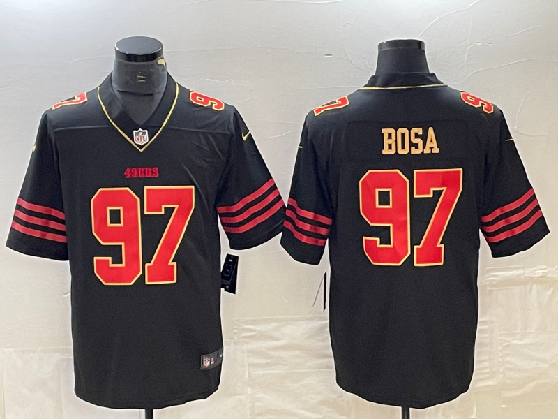 Men's San Francisco 49ers Nick Bosa Black Vapor F.U.S.E. Limited Jersey