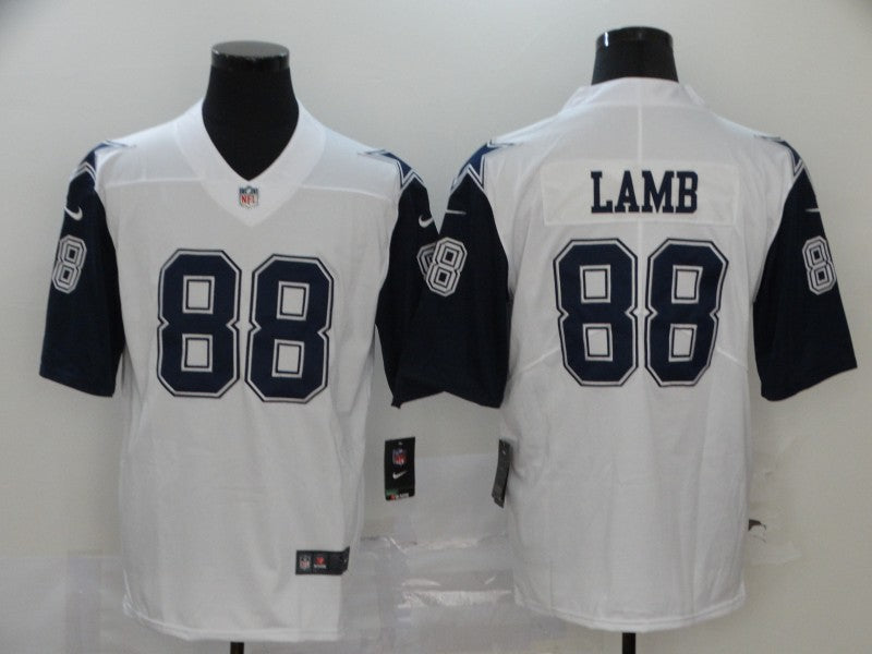 Men's Dallas Cowboys CeeDee Lamb White Game Player Jersey