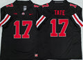 Men's Ohio State Buckeyes Carnell Tate #17 Black Player Game Jersey
