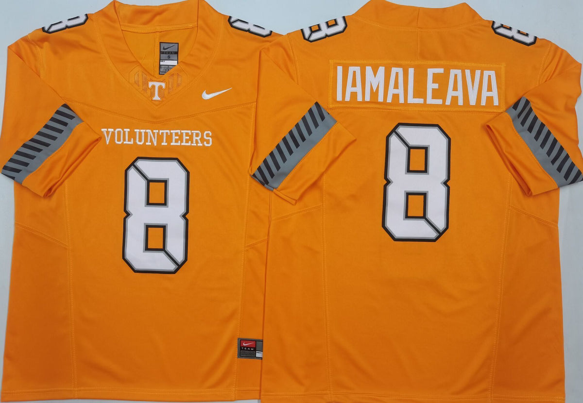 Men's Tennessee Volunteers Nico Iamaleava #8 Orange Player Jersey