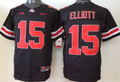 Men's Ohio State Buckeyes Ezekiel Elliott Black Player Game Jersey