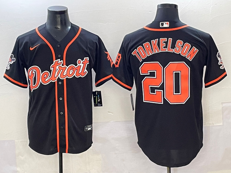Men's Detroit Tigers Spencer Torkelson Black Limited Player Jersey