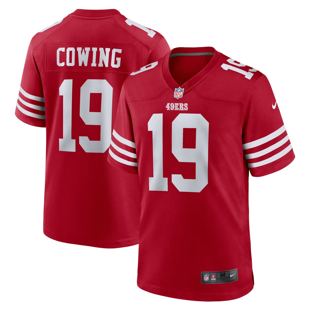 Jacob Cowing San Francisco 49ers   Game Jersey -  Scarlet