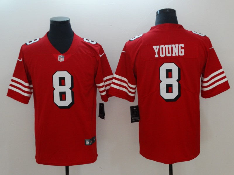 Men's San Francisco 49ers Steve Young Red Game Player Jersey
