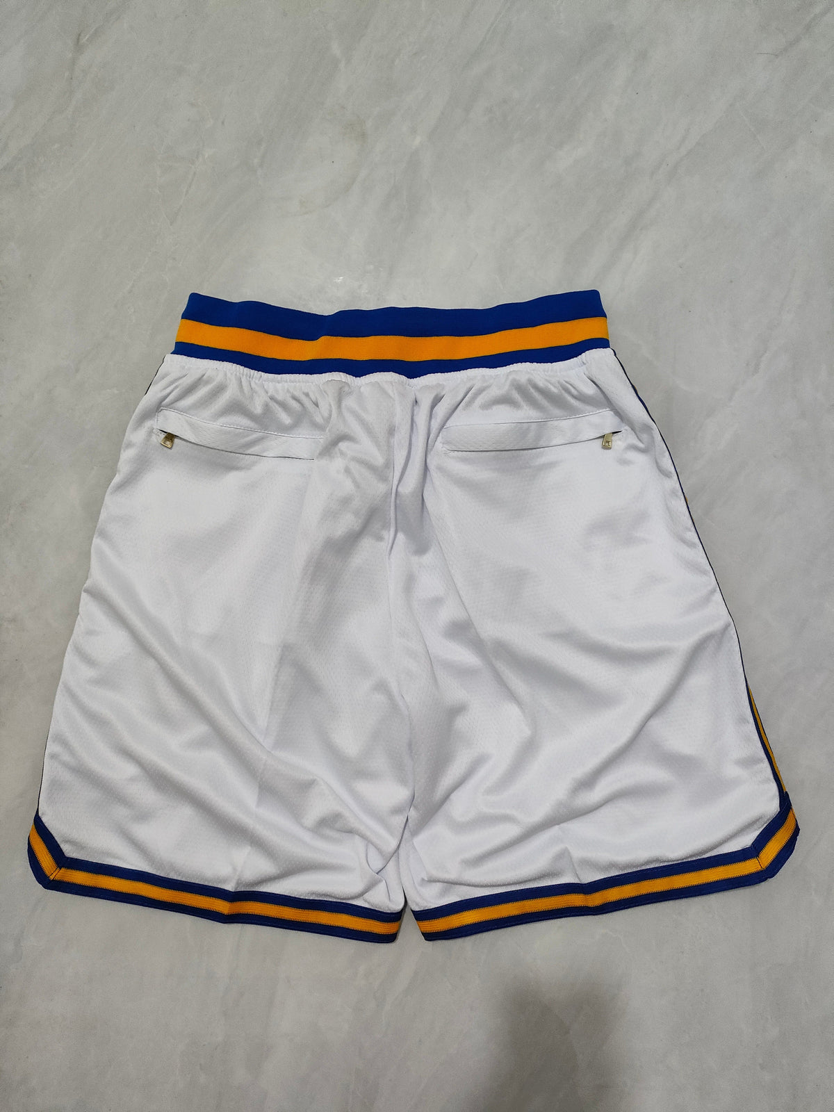 JUST DON UCLA University White Pocket Shorts