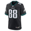 Philadelphia Eagles Dallas Goedert Black Alternate Game Jersey