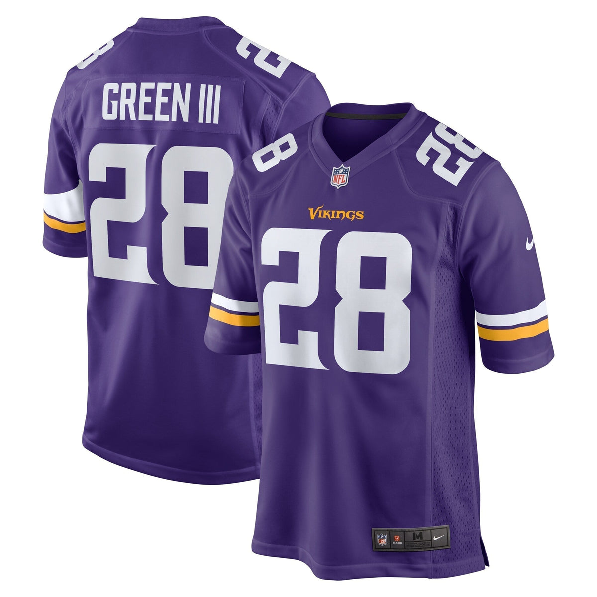A.J. Green III Minnesota Vikings  Team Game Jersey -  Purple