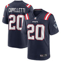 Gino Cappelletti New England Patriots  Game Retired   Jersey - Navy