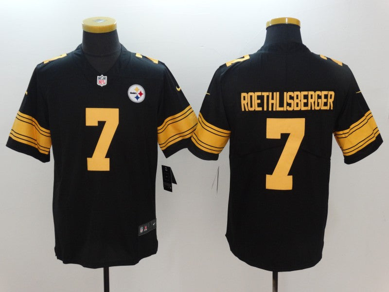 Men's Pittsburgh Steelers Ben Roethlisberger Black Alternate Legend Jersey