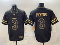 Men's Dallas Cowboys George Pickens #3 Black Game Jersey