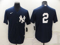 Men's New York Yankees Derek Jeter Navy Replica Player Name Jersey