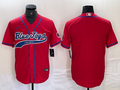 Men's Toronto Blue Jays Red Replica Blank Jersey1 Joint Edition