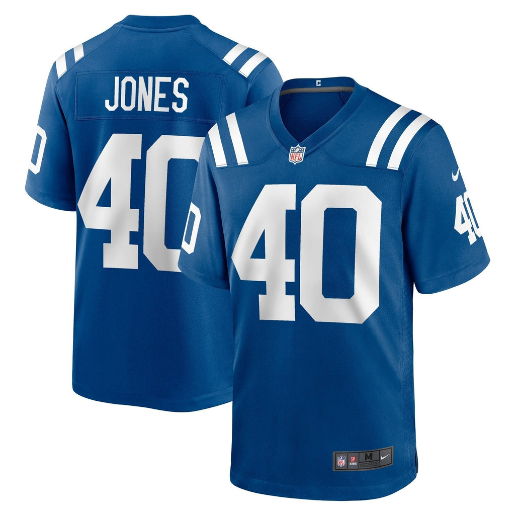 Jaylon Jones Indianapolis Colts  Team Game Jersey -  Royal