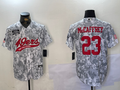 Men's San Francisco 49ers Christian McCaffrey Arctic Camo Salute to Service Limited Jersey