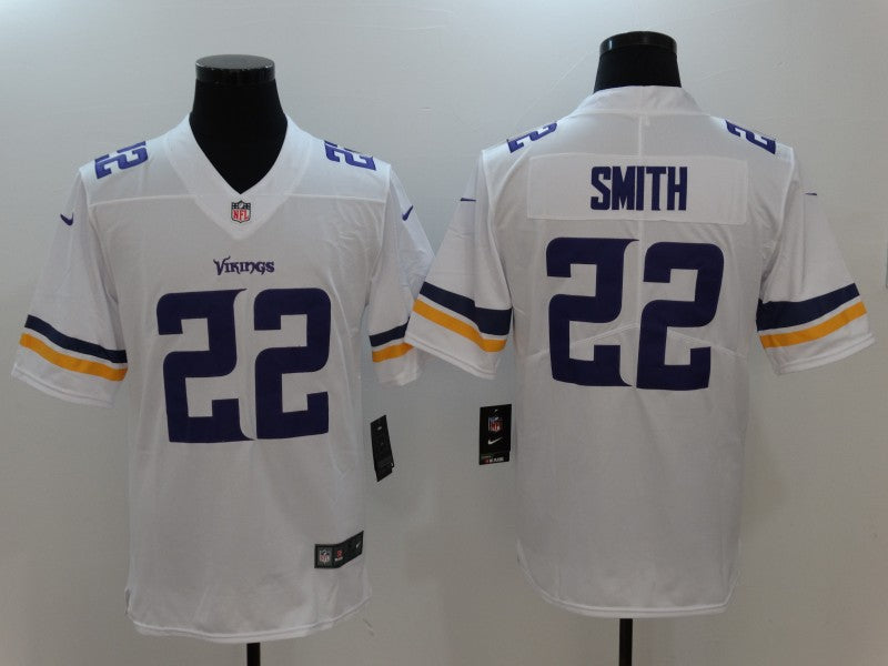 Men's Minnesota Vikings Harrison Smith White Game Jersey