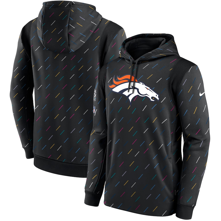 Men's Denver Broncos  2021 Salute to Service Hoodie1 Black