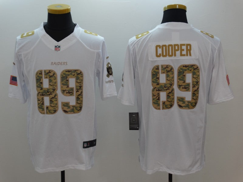 Men's Las Vegas Raiders Amari Cooper #89 White Alternate Game Jersey1