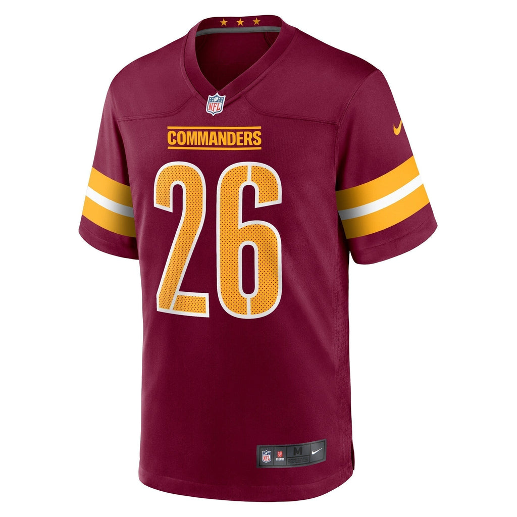 Jeremy McNichols Washington Commanders   Game Jersey -  Burgundy