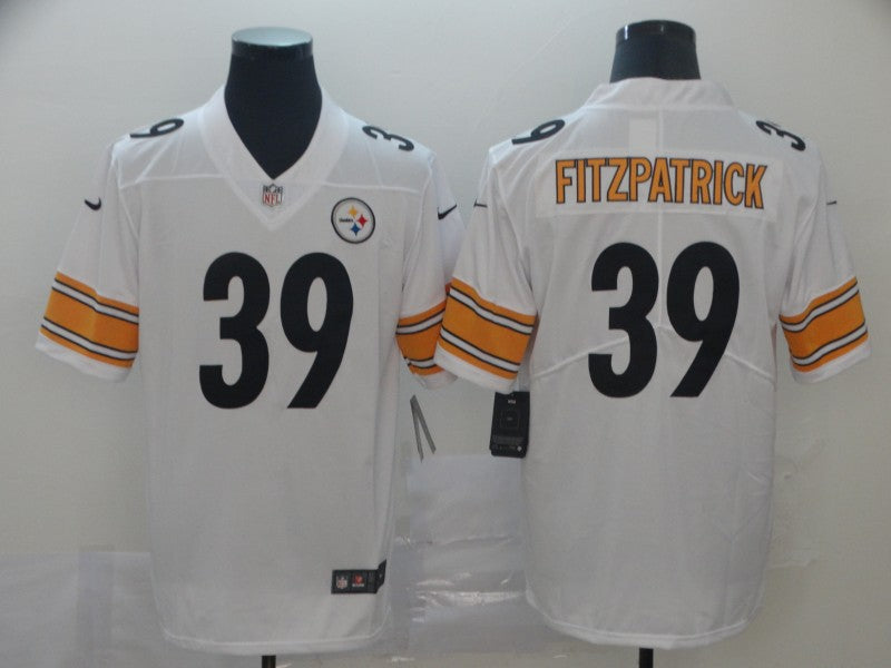 Men's Pittsburgh Steelers Minkah Fitzpatrick #39 White Game Jersey1