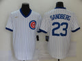 Men's Chicago Cubs Ryne Sandberg #23 White Stitched Jersey1