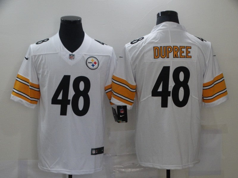 Men's Pittsburgh Steelers Bud Dupree White Game Jersey