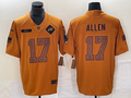 Men's Buffalo Bills Josh Allen Brown 2023 Salute To Service Retired Player Limited Jersey