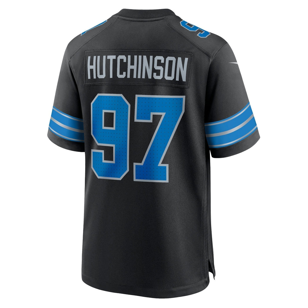Aidan Hutchinson Detroit Lions  2nd Alternate Game Jersey - Black