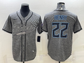 Men's Tennessee Titans Derrick Henry Gray Player Jersey