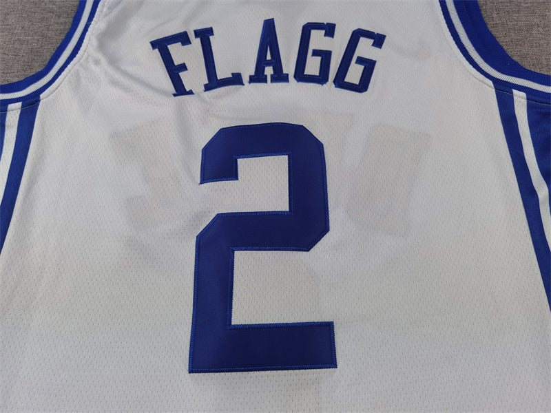 Cooper Flagg Duke Blue Devils Jersey - White