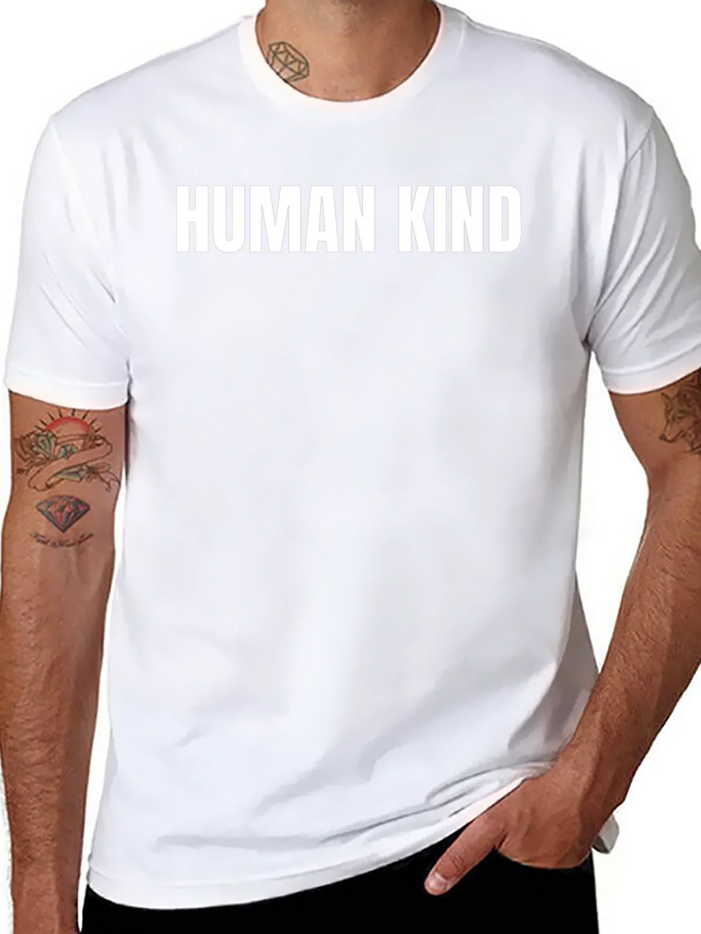 Human Kind Graphic Tee - Black T-Shirt