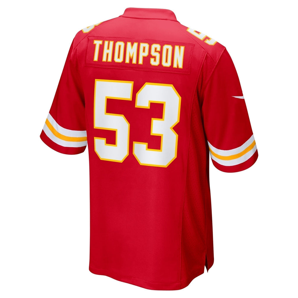 BJ Thompson Kansas City Chiefs   Game Jersey -  Red