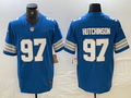 Men's Detroit Lions Aidan Hutchinson Blue Vapor F.U.S.E. Limited Jersey