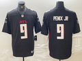 Men's Atlanta Falcons Michael Penix Jr. Black 2024  Draft First Round Pick Player Game Jersey