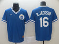 Men's Kansas City Royals Bo Jackson Blue Player Jersey