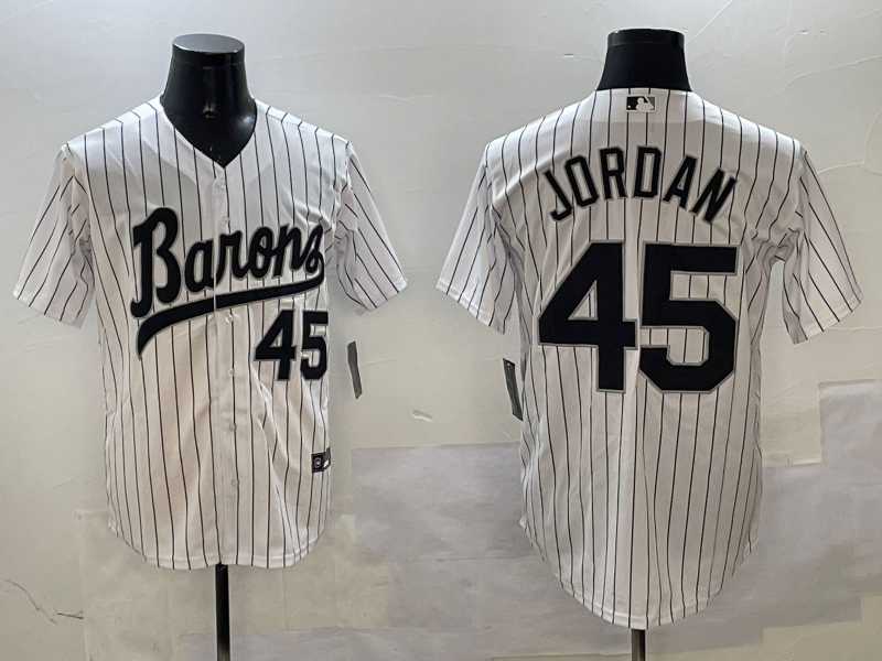 Men's Chicago White Sox Michael Jordan White Limited Player Jersey