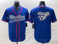 Men's Toronto Blue Jays1 Blue Replica Team Logo Jersey