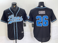 Men's Detroit Lions Jahmyr Gibbs Black Game Jersey