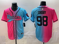 Men's Las Vegas Raiders Maxx Crosby #98 Pink/Blue Game Jersey